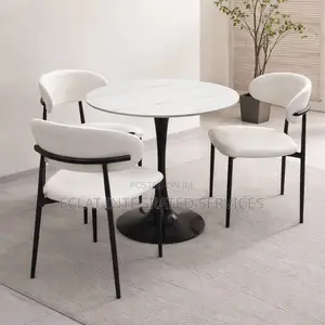 Affordable Space Saving Dining Set - White