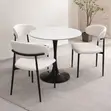 Affordable Space Saving Dining Set - White - 1