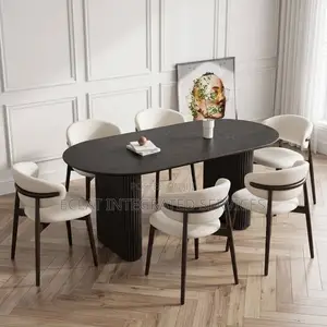 Black Dining Set - Seats 6