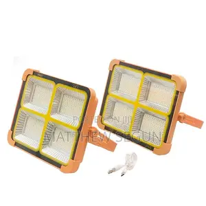 Portable Solar LED Flashlight with USB Charging