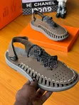 High Quality Hook and Loop Colour Sandals - 4