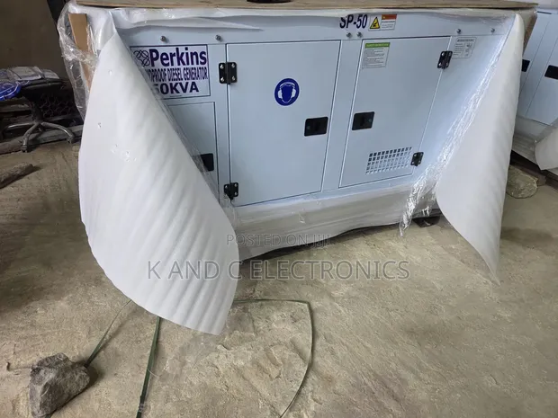 Perkins 50kVA Three-Phase Soundproof Generator - 1