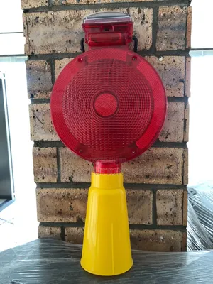 LED Solar Traffic Hazard Warning Cone