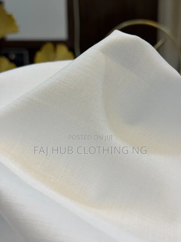 80 Lea Pure Linen Fabric - 1