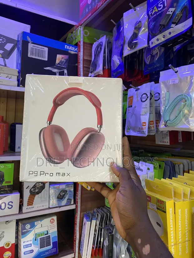 P9 Wireless Bluetooth Headset - Black - 1