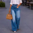 Fashion Nova Mata masu Gyaran Wando na Jeans - 1