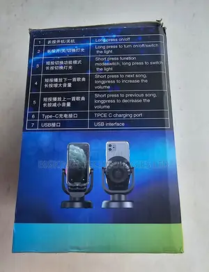 ZJ-09 3-in-1 Wayan Bluetooth Speaker, Wurin Dorewar Wayar & RGB Haske