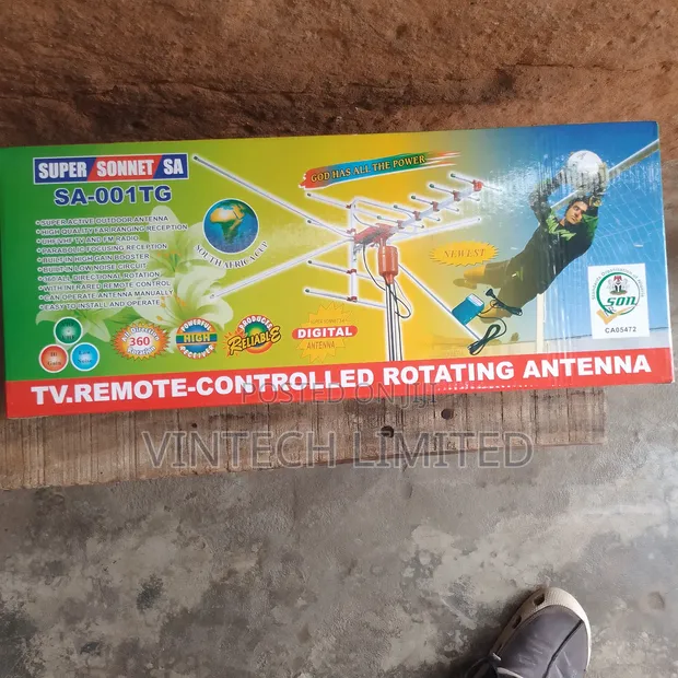 VINTECH SA-001TG Remote Controlled Rotating TV Antenna - 1