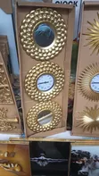 Quality Clock with Mirror Body - Gold - 1
