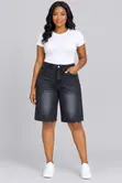 Women's Quality Denim Jorts - 1