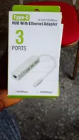 USB-C Hub tare da Ethernet Adapter & 3 USB Ports - 1