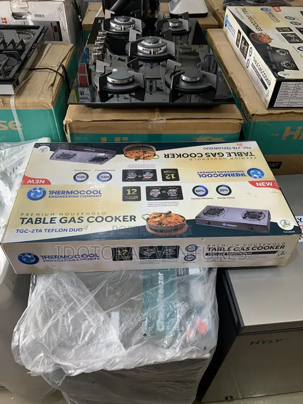 Thermocool Table Gas Cooker TGC-2TA Teflon Duo - 1