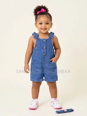 The Children's Place Blue Denim Dungarees - Girls 2-3Y