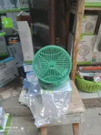 3Q Rechargeable Desktop Fan - Green - 2