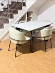 Solid 4-Seater Dining Set - 2