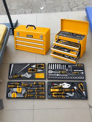 Ingco 132-Piece Mechanical Tool Box Set