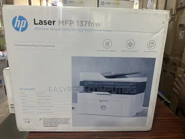 HP LaserJet MFP 137fnw Printer - 1
