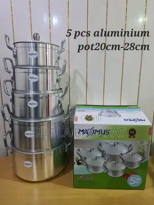 Maxim Aluminum Cookware Set - 5 Pieces