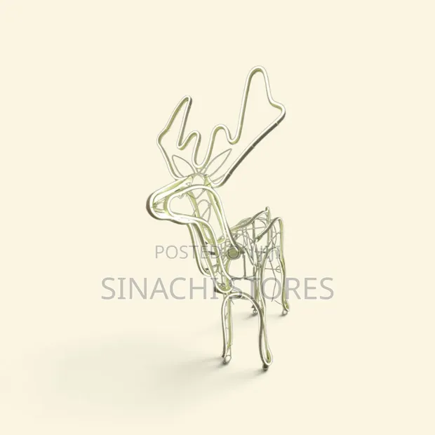 11m Striped Lighting Deer Decoration - 1