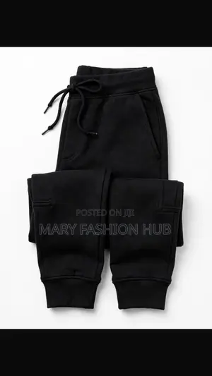 Black Unisex Joggers - M-XXL