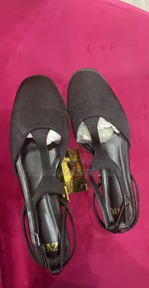 Black Corporate Sandals for Women - Size 42