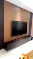 Modern Suspended TV Console tare da Hasken LED - 1