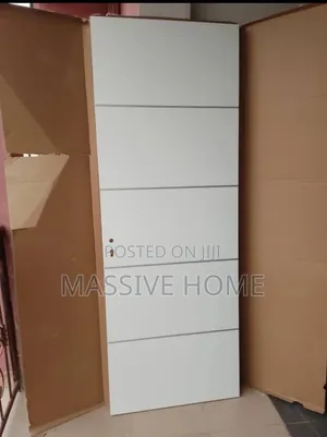 White HDF Marine Hard Wooden Door - Alta Power