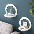 Wall-Mounted Multifunction Hanging Storage Shelf - 1pc Rack - 1