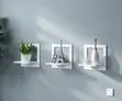 Wall-Mounted Multifunction Hanging Storage Shelf - 1pc Rack - 3