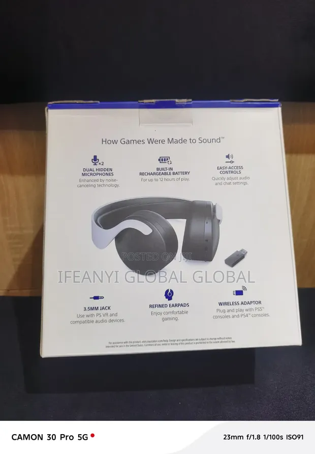 Sony Pulse 3D Wireless Headset - 1