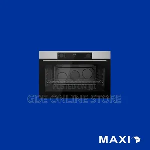 Maxi 90cm Oven Mai Amfani Da Wuta QX97SSD Bakin Karfe & Gilashin Baki