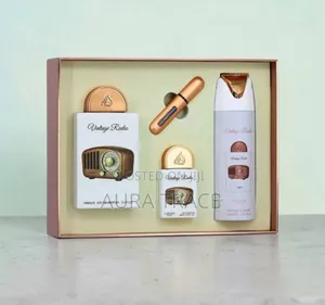 Lattafa Pride Vintage Radio 4-in-1 Luxury Gift Set - EDP