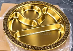 Plat ɗin Abinci Na Asali Mai Ayyuka Da Yawa Na Zinariya