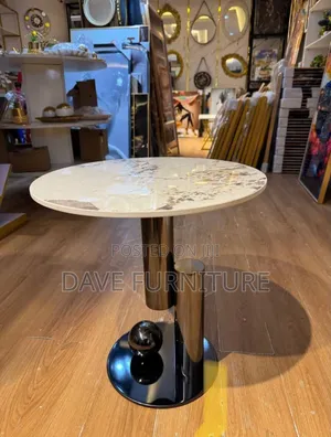 Modern Marble Top Side Table