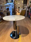 Modern Marble Top Side Table - 2