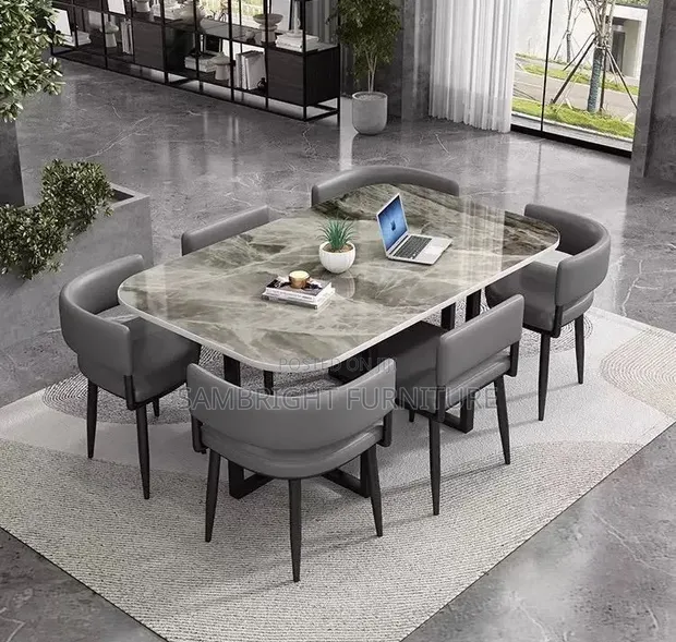 6-Mai Zama Table ɗin Cin Abinci na Ceramics - 1