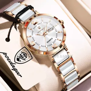 Poedagar Ceramic Watch - Waterproof Sapphire Glass