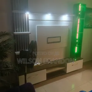 Modern TV Stand with LED Light