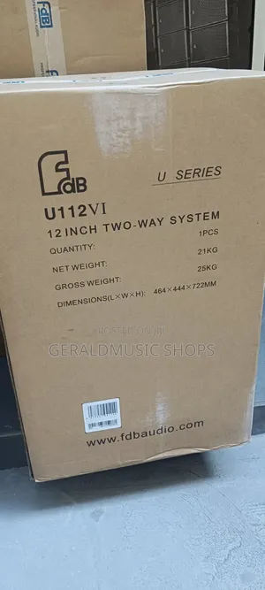 FDB U112vi 12-inch PA Speakers (Pair)