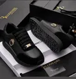 Billionaire Deri & Canvas Formal Sneakers - Baki - 2