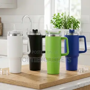 40oz Stainless Steel Insulated Vacuum Straw Cup
