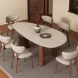 Modern Ovoid Dining Set (Mai Zama 6) - 2