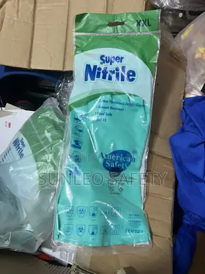 American Safety Nitrile Cotton Flocklined Gloves