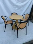 Dining Set Mai Kujeru Hudu na Waje/Ciki - 2