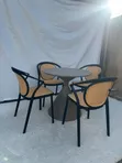 Dining Set Mai Kujeru Hudu na Waje/Ciki - 3