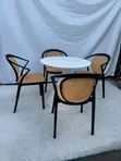 Dining Set Mai Kujeru Hudu na Waje/Ciki - 4