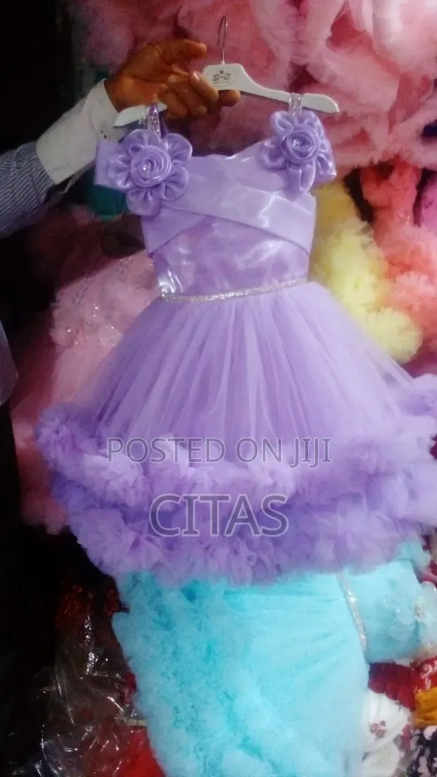 Angel Brand Blue Ball Gown - Girls Size 3-5Y - 1
