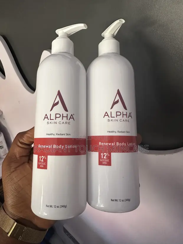 Alpha Skincare Renewal Body Lotion - 12% Glycolic AHA - 1