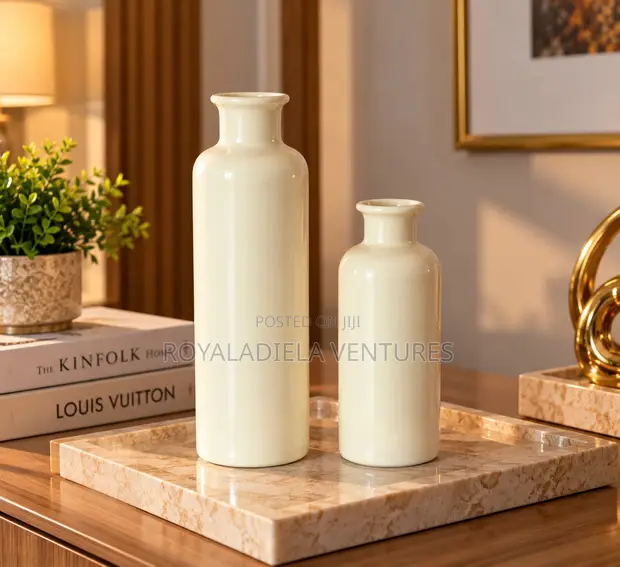 Decorative Ceramic Vases - Multicolor - 1