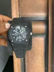 Awei Chronograph Wrist Watch - Black - 1